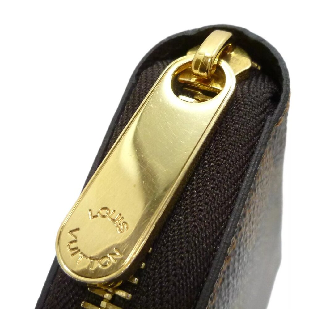 Auth LOUIS VUITTON Zippy Wallet Round Fastener N60015 Damier Ebene #36631948 - Picture 7 of 16